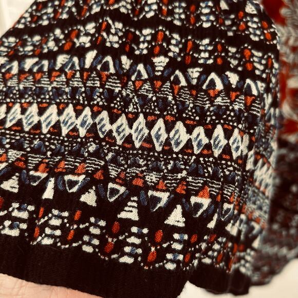 Patrons of Peace Women Sleeveless Floral Tank Top Brown Tribal Boho Size Small - Picture 3 of 6